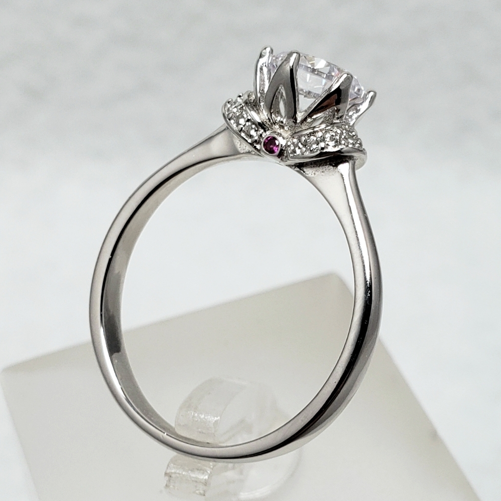 Sterling 1ct Crown Setting Ring